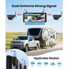 image:imageAUTOVOX Solar Magnetic Wireless Backup Camera 1Min Easy Magnetic Install Smart Detection Helps Spot Cars amp Pedestrians 72 1080P Split Screen Monitor Back Up Camera for Truck RV Trailer Camper2 Cam