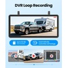 image:imageAUTOVOX 2 Solar Wireless Backup Camera 6 169 HD Monitor  Dual Antenna Strong Signal Split Screen View for Balanced Dual Views DVR Recording Back Up Camera for CarSUVTruckTrailer72 Single Camera