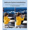 image:imageAUTOVOX 2 Solar Wireless Backup Camera 6 169 HD Monitor  Dual Antenna Strong Signal Split Screen View for Balanced Dual Views DVR Recording Back Up Camera for CarSUVTruckTrailer6Dual Cam