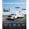 image:imageAUTOVOX 2 Solar Wireless Backup Camera 6 169 HD Monitor  Dual Antenna Strong Signal Split Screen View for Balanced Dual Views DVR Recording Back Up Camera for CarSUVTruckTrailer6Dual Cam