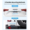 image:imageAUTOVOX 6 Inch Solar Backup Camera Wireless 1 Minute Easy Install  169 1080P Monitor Dual Split Screen Clear Live View DVR Recording IP69K Waterproof Back up Camera for CarTruckTrailer6 Inch Screen