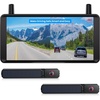 image:imageAUTOVOX 2 Solar Wireless Backup Camera 6 169 HD Monitor  Dual Antenna Strong Signal Split Screen View for Balanced Dual Views DVR Recording Back Up Camera for CarSUVTruckTrailer6Dual Cam