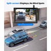 image:imageAUTOVOX 2 Solar Wireless Backup Camera169 1080P HD 6 Monitor  Dual Antenna Strong Signal Split Screen View for Balanced Dual Views DVR Recording Back Up Camera for CarSUVTruckTrailer5 Inch Screen