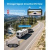 image:imageAUTOVOX Wireless RV Backup Camera Dual Lens Rear Road and Bumper View  Dual Antenna Stable Signal 72 1080P DVR Monitor IR Night Vision Backup Camera for Prewired RV 5th Wheel Trailer Camper3 Cams