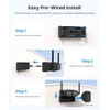image:imageAUTOVOX Wireless RV Backup Camera Dual Lens Rear Road and Bumper View  Dual Antenna Stable Signal 72 1080P DVR Monitor IR Night Vision Backup Camera for Prewired RV 5th Wheel Trailer Camper1 CamN