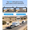 image:imageAUTOVOX Wireless RV Backup Camera Dual Lens Rear Road and Bumper View  Dual Antenna Stable Signal 72 1080P DVR Monitor IR Night Vision Backup Camera for Prewired RV 5th Wheel Trailer Camper1 CamN